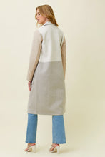 Load image into Gallery viewer, Mystree Color Block Long Coat