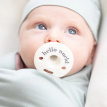 Load image into Gallery viewer, BELLA TUNNO - Bubbi Pacifier "Hello World"