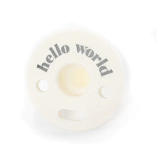 Load image into Gallery viewer, BELLA TUNNO - Bubbi Pacifier "Hello World"