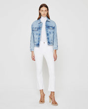 Load image into Gallery viewer, AG - White Farrah Skinny Boot Crop