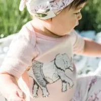 Load image into Gallery viewer, MILKBARN - Organic Cotton Tutu Elephant Appliqué One Piece