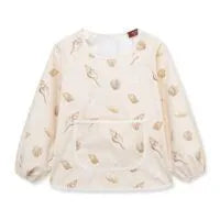 Load image into Gallery viewer, MILKBARN - Seashells Long Sleeve Pocket Bib