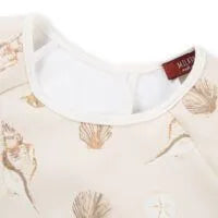 Load image into Gallery viewer, MILKBARN - Seashells Long Sleeve Pocket Bib