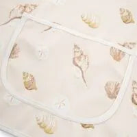 Load image into Gallery viewer, MILKBARN - Seashells Long Sleeve Pocket Bib