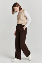 Load image into Gallery viewer, ANOTHER LOVE - Adelaide High Rise Wide Leg Pant Dark Cocoa
