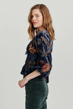 Load image into Gallery viewer, ANOTHER LOVE - Flora Printed Velvet Top - Euphoric Garden