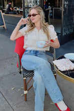 Load image into Gallery viewer, ANOTHER LOVE - Belize Mesh Button Sweater Vintage Cream