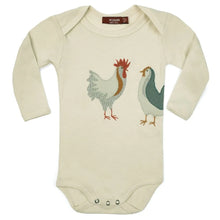 Load image into Gallery viewer, MILKBARN - Organic Cotton Natural Chicken Appliqué One Piece