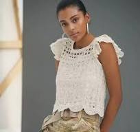 Load image into Gallery viewer, Bishop and Young - Charlotte Crochet Polo