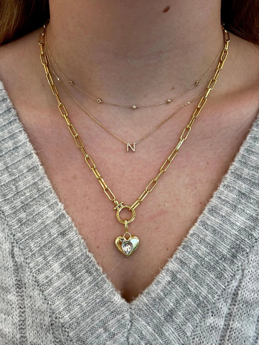 Initial Necklace Gorjana Parker Charm Necklace Charm Necklace