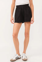 Load image into Gallery viewer, ANOTHER LOVE - Koa Wide Hem Shorts in Black Linen