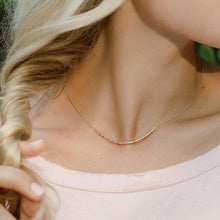 Load image into Gallery viewer, DOT & DASH - Morse Code Necklace "Moon & Back"