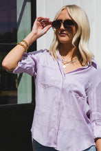 Load image into Gallery viewer, VELVET HEART - Lavender "Riley" Roll Tab Sleeve