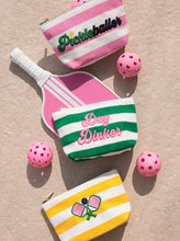 Load image into Gallery viewer, SHIRALEAH - "Pickleballer" Zip Pouch in Pink