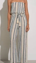 Load image into Gallery viewer, ELAN - Long Strapless Jumper Blue Stripe
