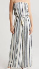 Load image into Gallery viewer, ELAN - Long Strapless Jumper Blue Stripe
