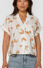 Load image into Gallery viewer, VELVET HEART - Peach Fields Button Up Top