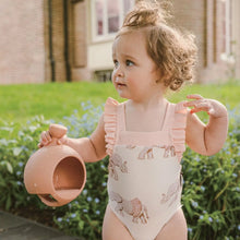 Load image into Gallery viewer, MILKBARN - Ruffle Square Neck Swimsuit in Tutu Elephant