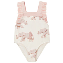 Load image into Gallery viewer, MILKBARN - Ruffle Square Neck Swimsuit in Tutu Elephant