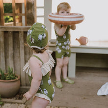 Load image into Gallery viewer, *MILKBARN - Ruffle Off-Shoulder One-Piece Swim Suit in Valais Sheep