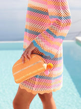 Load image into Gallery viewer, SHIRALEAH - Zoe Zip Pouch Orange