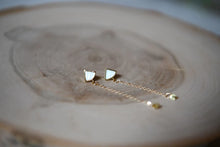 Load image into Gallery viewer, CECELIA Shell Front And Back Chain Earrings