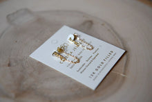 Load image into Gallery viewer, CECELIA Shell Front And Back Chain Earrings