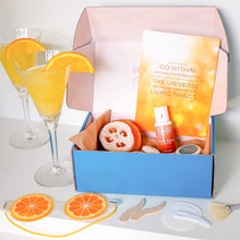 Load image into Gallery viewer, Mimosa Glow Facial Beauty Box by The Beauty Cloud - Brightening Facial, At-Home Facial Kit