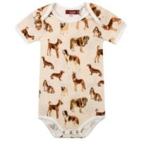 MILKBARN -  Organic Cotton Natural Dog One Piece