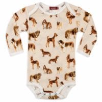 MILKBARN -  Organic Cotton Natural Dog One Piece