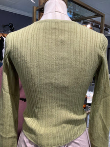 SAGE THE LABEL - Darcy Long Sleeve Sweater in Sage