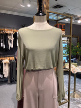 Load image into Gallery viewer, SADIE &amp; SAGE - Ronan Long Sleeve Elastic Hem Knit Top
