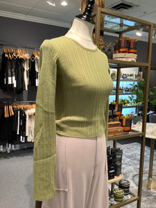 SAGE THE LABEL - Darcy Long Sleeve Sweater in Sage