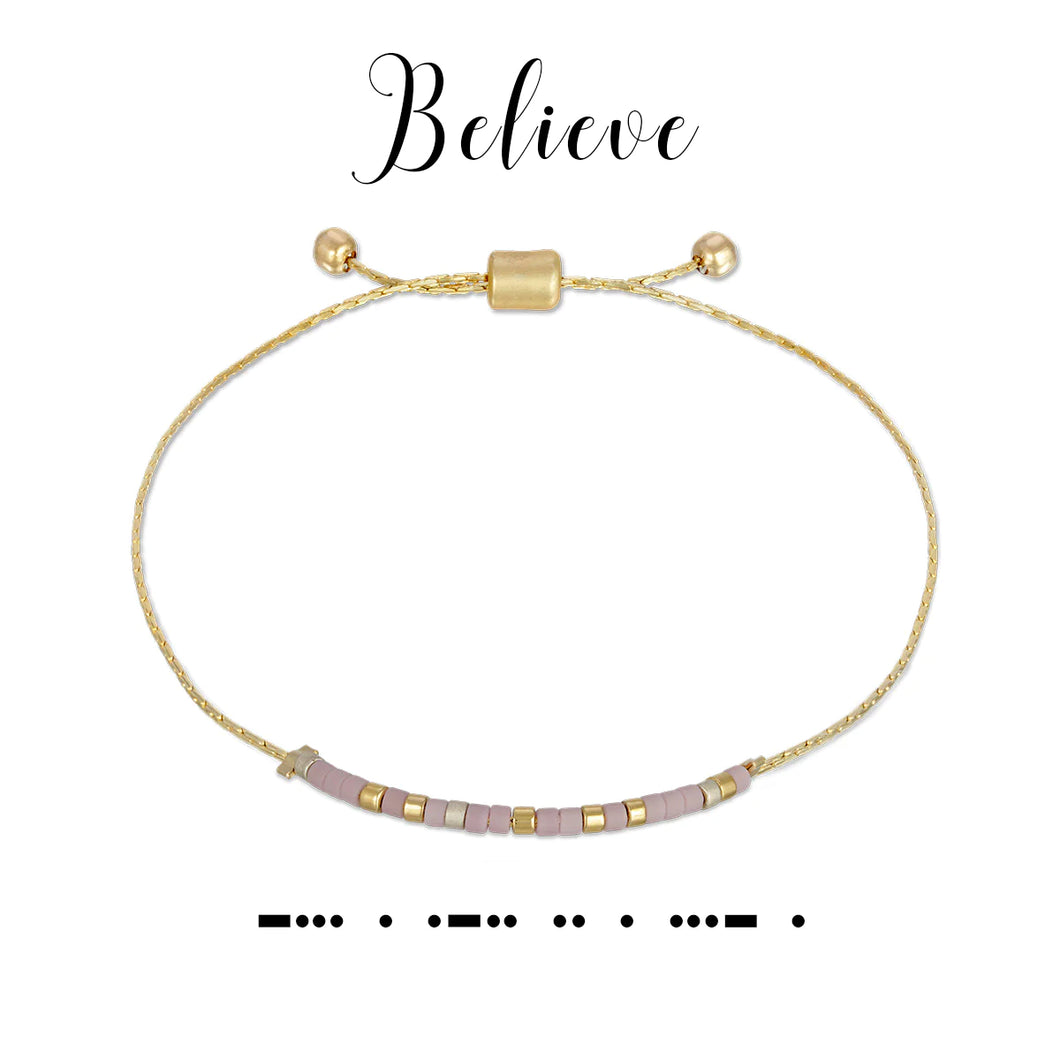 DOT & DASH Morse Code Bracelet 