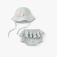 ELEGANT BABY - Embroidered Muslin Bloomer Hat