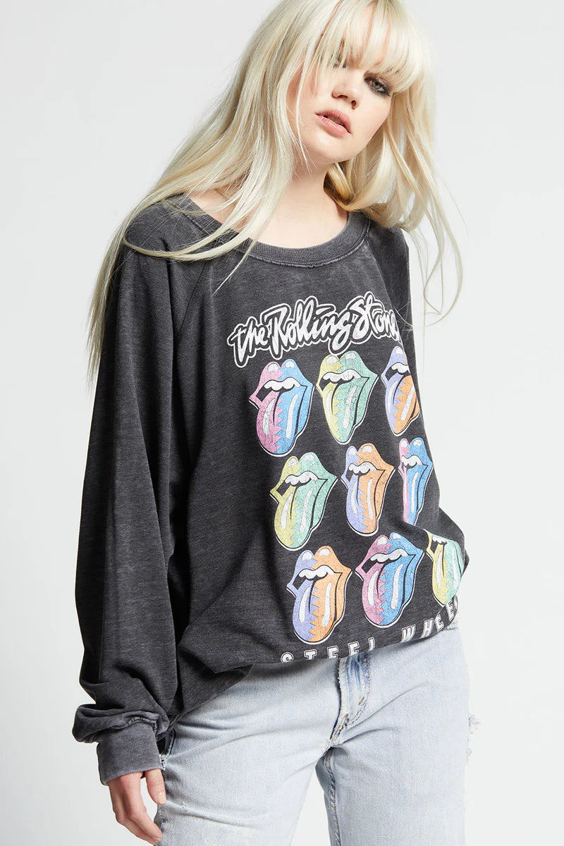 RECYCLED KARMA - Rolling Stones Steel Wheels Sweatshirt