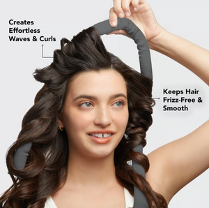 KITSCH - Satin Heatless Curling Set- Charcoal