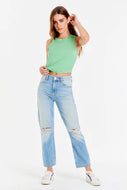 ANOTHER LOVE - Apple Baby Cleo Crop Ribbed Tank