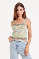 ANOTHER LOVE - Coachella Joelle Textured Yarn Tank