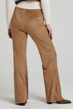 Load image into Gallery viewer, ANOTHER LOVE - Fallon Flare Leg Suede Pants Walnut
