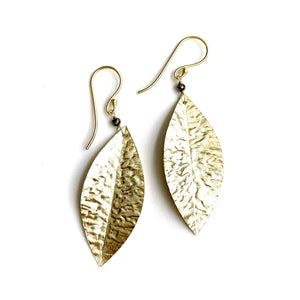 ERIN GRAY - Cabo Leaf Earring in Pyrite and Gold