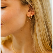 Load image into Gallery viewer, ERIN GRAY - Circle of Love Hoop Earring
