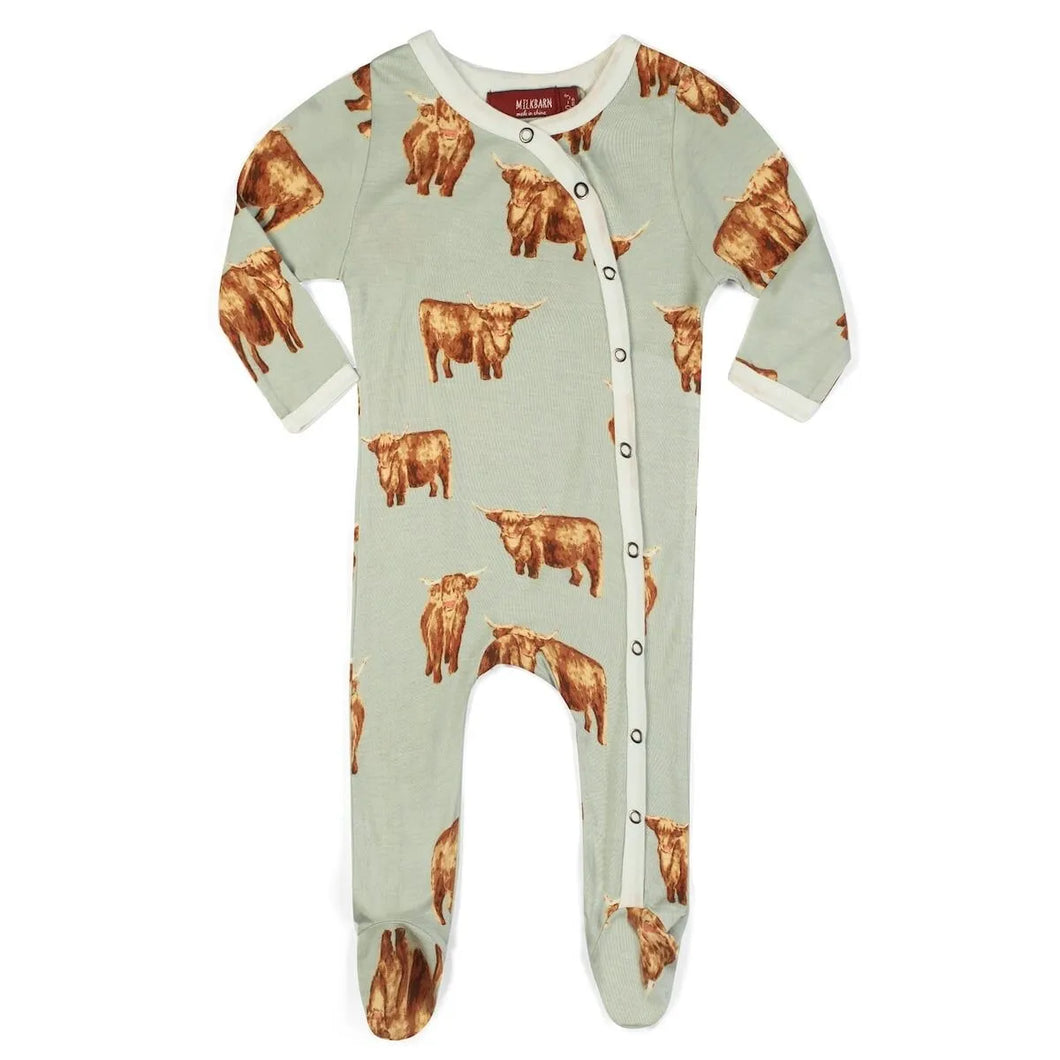 *MILKBARN - Bamboo Snap Footed Romper