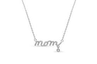 Stia Jewelry - Mom CZ Dangle Pave Necklace