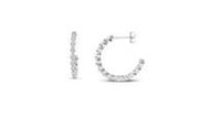 Stia Jewelry - 2.5CZ Inside Out Hoop