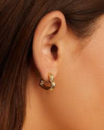 GORJANA - Lou Statement Heart Huggies