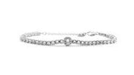 Stia Jewelry - INFINITE BLING: Classic Tennis Bracelet with Round Halo CZ Bracelet