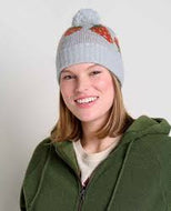 TOAD & CO - Cazadero Pom Beanie in Heather Grey Strawberry