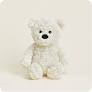 WARMIES - Cream Curly White Bear