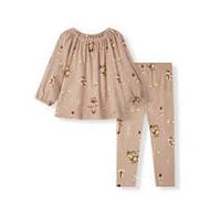 MILKBARN -  Long Sleeve Dress with Leggings Mushroom